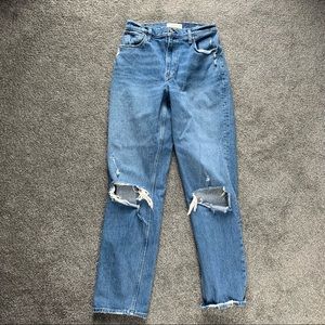 Abercrombie & Fitch the 90’s straight ultra high rise curve love jean
